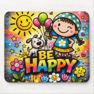 Mousepad Seja Feliz
