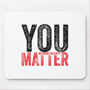 Mousepad Seja gentil com a saúde mental e o seu problema