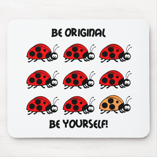 Mousepad Seja joaninha original (Frente)