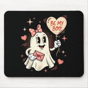 Mousepad Seja meu fantasma coração balão valentine carta de