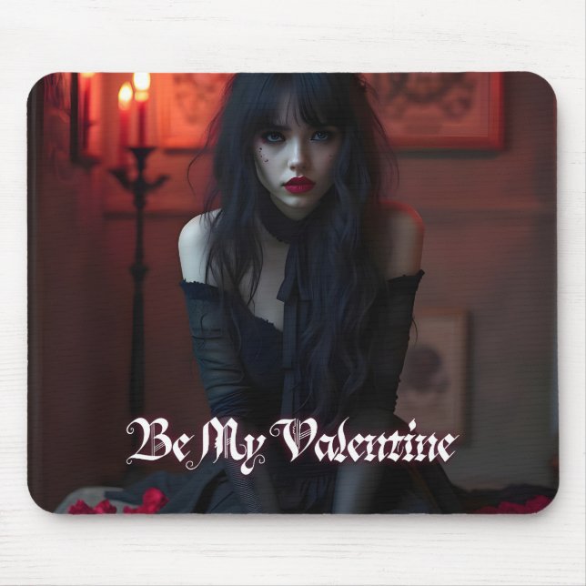 Mousepad Seja Meu Namorado na Romance Sombria (Frente)