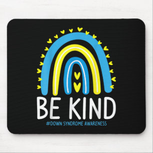 Mousepad Seja o Dia da Consciência da Síndrome do Arco-Íris