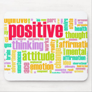 Mousepad Seja positivo! Permaneça positivo!