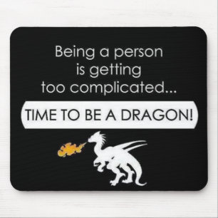 Mousepad Seja um Dragão
