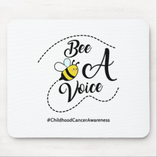 Mousepad Seja Uma Voz Conscientização do Câncer Infantil