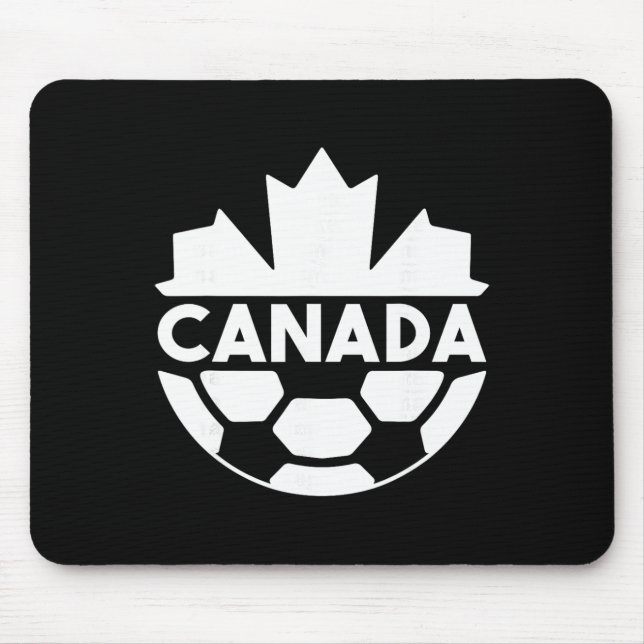 Mousepad Seleção Canadense de Futebol Bandeira Folha de Bor (Frente)