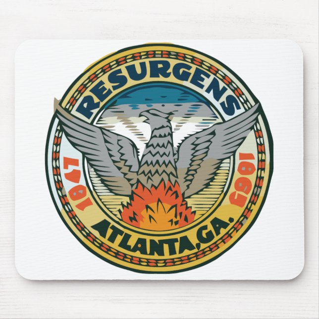 Mousepad Selo de Atlanta, Geórgia (Frente)