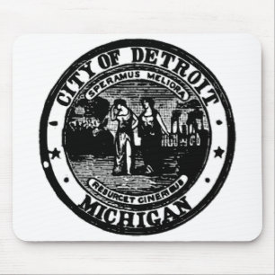 Mousepad Selo de Detroit