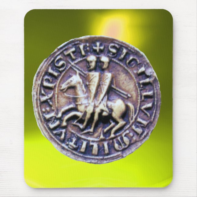 Mousepad SELO DO MODELO KNIGHTS - amarelo (Frente)