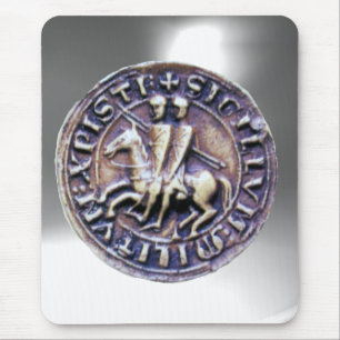 Mousepad SELO DO MODELO KNIGHTS, branco