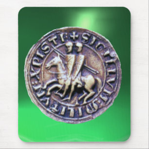 Mousepad SELO do verde dos CAVALEIROS TEMPLAR