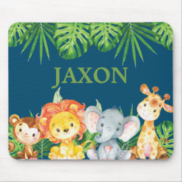 Mousepad Selva Cura Animais Africanos Safari - Leão Verde