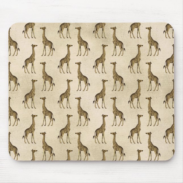 Mousepad Selva de Na moda Trendy Cute da Girafa de Impressã (Frente)