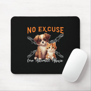 Mousepad Sem Abuso Animal Direitos dos Animais Design Para