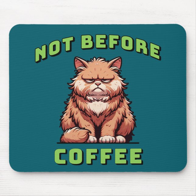 Mousepad Sem Café Não (Frente)