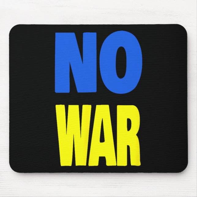 Mousepad Sem Guerra Ucrânia  (Frente)