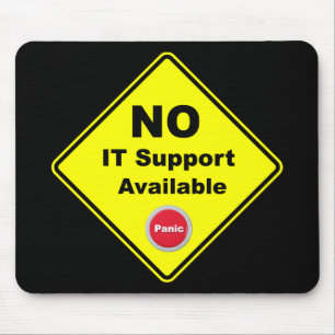 Mousepad Sem suporte de TI disponível Sinal de aviso amare