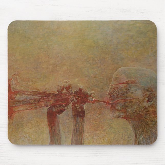 Mousepad Sem título (The Trumpeter) por Zdzislaw Beksinski (Frente)