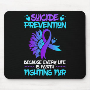 Mousepad Semana de Apoio à Saúde Mental Conscientização sob