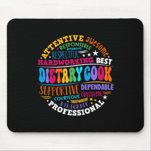 Mousepad Semana de Apreciação do Cozinheiro de Dieta Profis