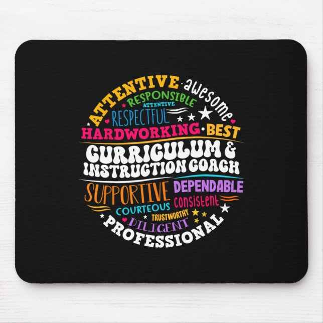 Mousepad Semana de Apreciação do Treinador de Currículo e I (Frente)
