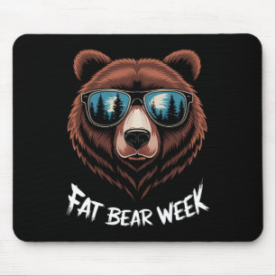 Mousepad Semana do Urso Gordo - Pulmões do Urso Retro Amant