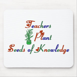 Mousepad Sementes da planta dos professores do tapete do