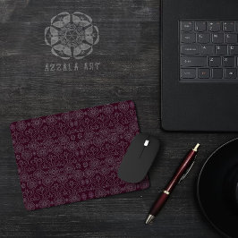 Mousepad Sementes de polvo têxtil de fibrose do vinho, padr