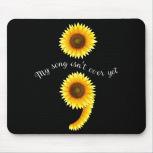 Mousepad Semicolon Sunflow Espalhando Awarene Mental