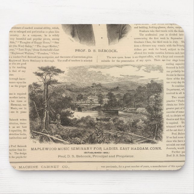 Mousepad Seminário de Música Maplewood para Mulheres (Frente)