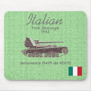 Mousepad SEMOVENTE M41M, italiano
