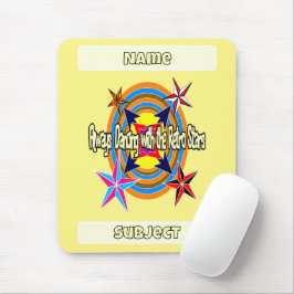 Mousepad Sempre dançando com as estrelas Retro