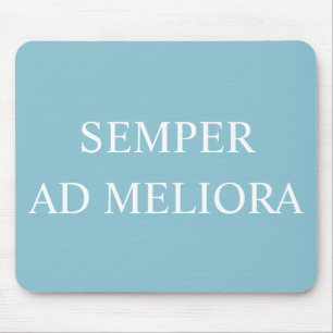 Mousepad Sempre em direção a coisas melhores turquesa