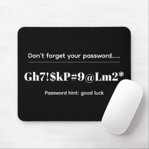 Mousepad Senha Engraçada