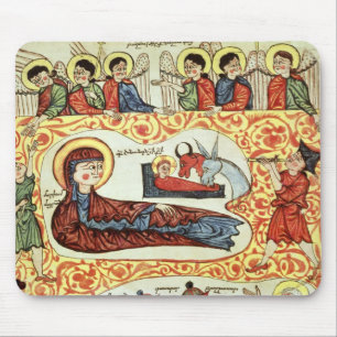 Mousepad Senhora 404 fol.1v a natividade, de um evangelho