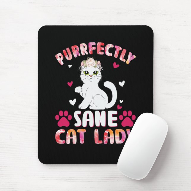 Mousepad Senhora de Gato Puramente Sane (Com mouse)