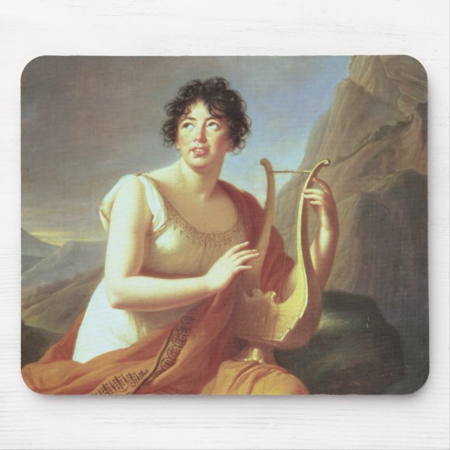 Mousepad Senhora de Stael como Corinne, 1809 (Frente)