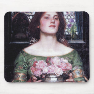 Mousepad Senhora e Rosas, John William Waterhouse