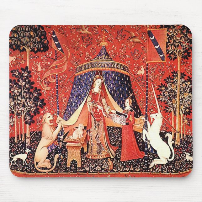 Mousepad "Senhora e Unicórnio" (Frente)