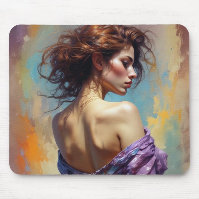 Mousepad Senhora Elegante (Frente)