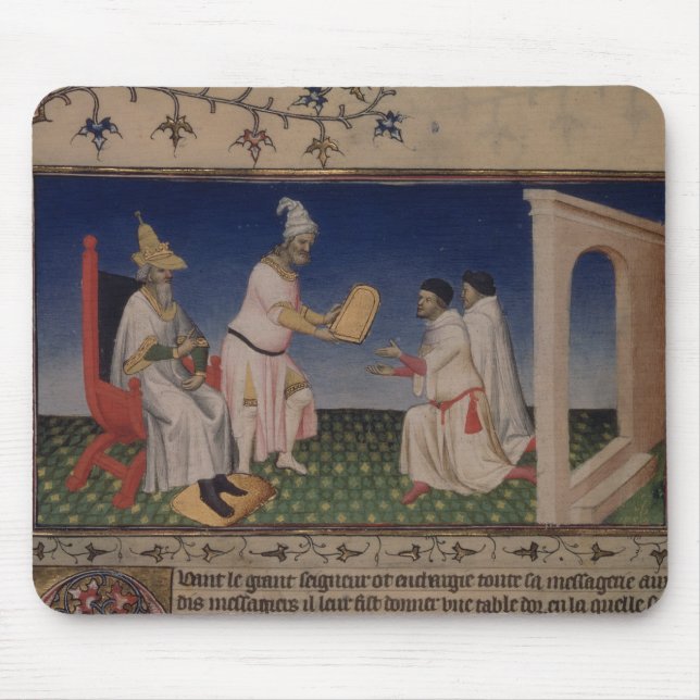 Mousepad Senhora Franco 2810 f.3v Kublai Khan (1214-94) que (Frente)