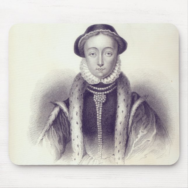 Mousepad Senhora Jane Cinzento, gravado por S. Freeman (Frente)