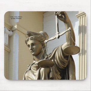 Mousepad Senhora Justiça Estátua, Virginia City, Nevada