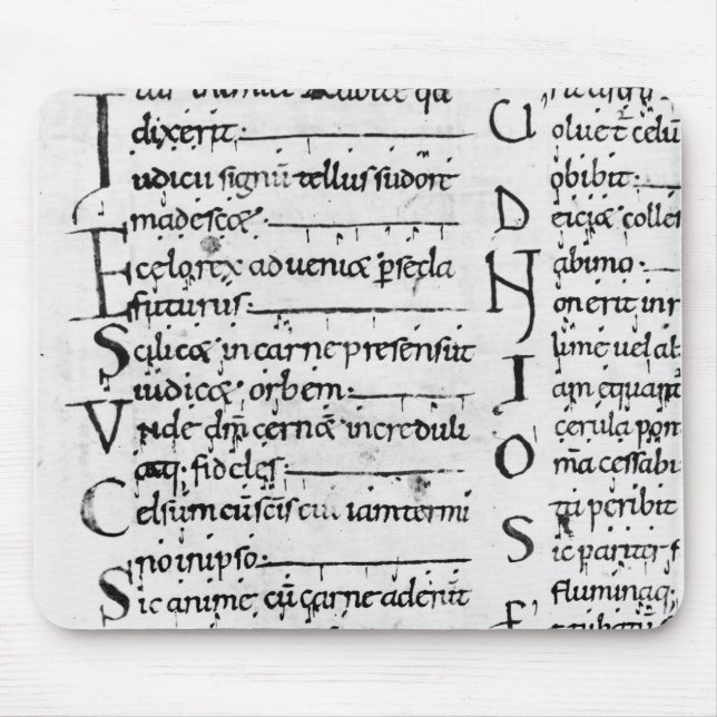 Mousepad Senhora Latin Lectionary (Frente)