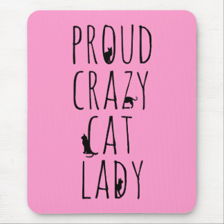 Mousepad Senhora louca orgulhosa do gato
