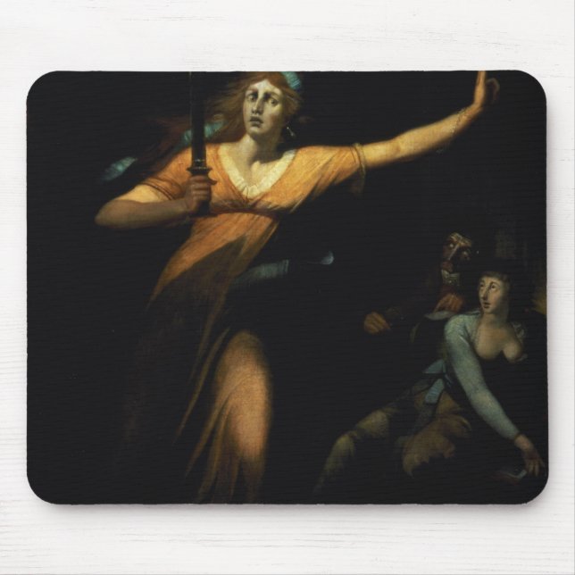Mousepad Senhora Macbeth Sleepwalking, 1783 (óleo em (Frente)