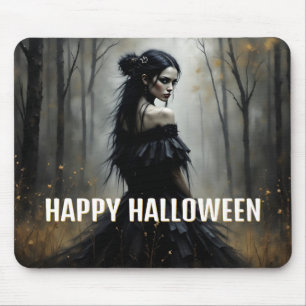 Mousepad Senhora Mística na Floresta das Bruxas Escuras