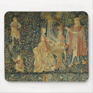 Mousepad Senhora que joga o órgão portative de