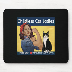 Mousepad Senhoras de Gatos Inocentes Não vamos voltar Harri