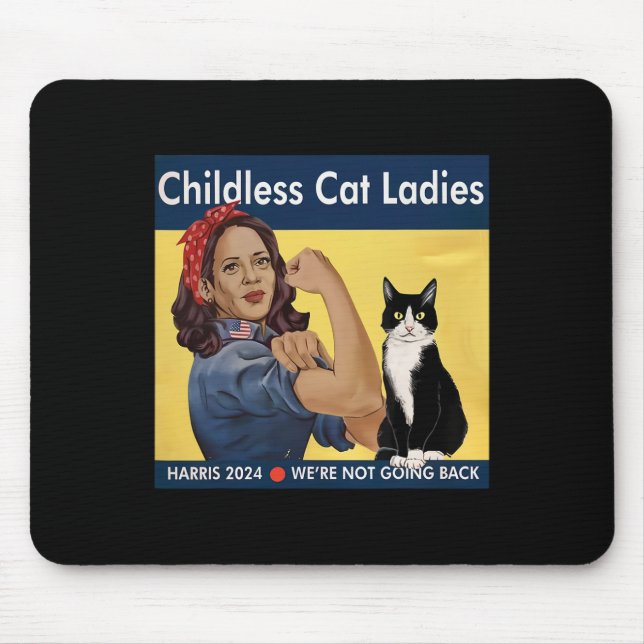 Mousepad Senhoras de Gatos Inocentes Não vamos voltar Harri (Frente)